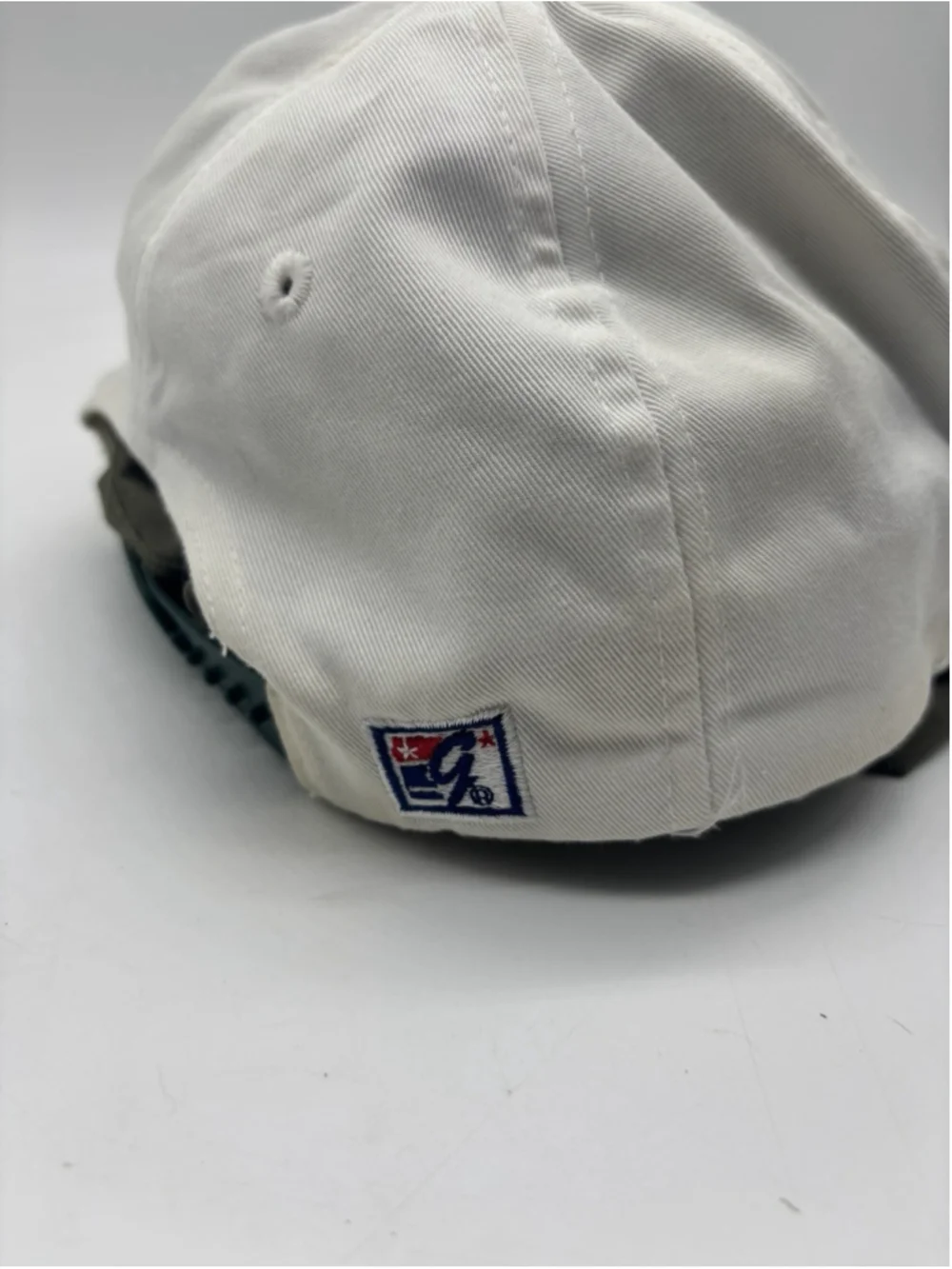 The Game Hat Atlanta 1996 Olympics Men OSFA White Green Snapback Vintage 90s